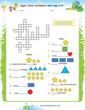 shapes crossword